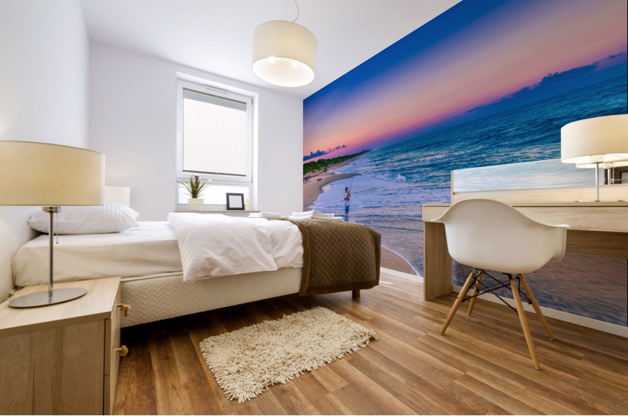 SEBASTIAN INLET FISHING Mural print