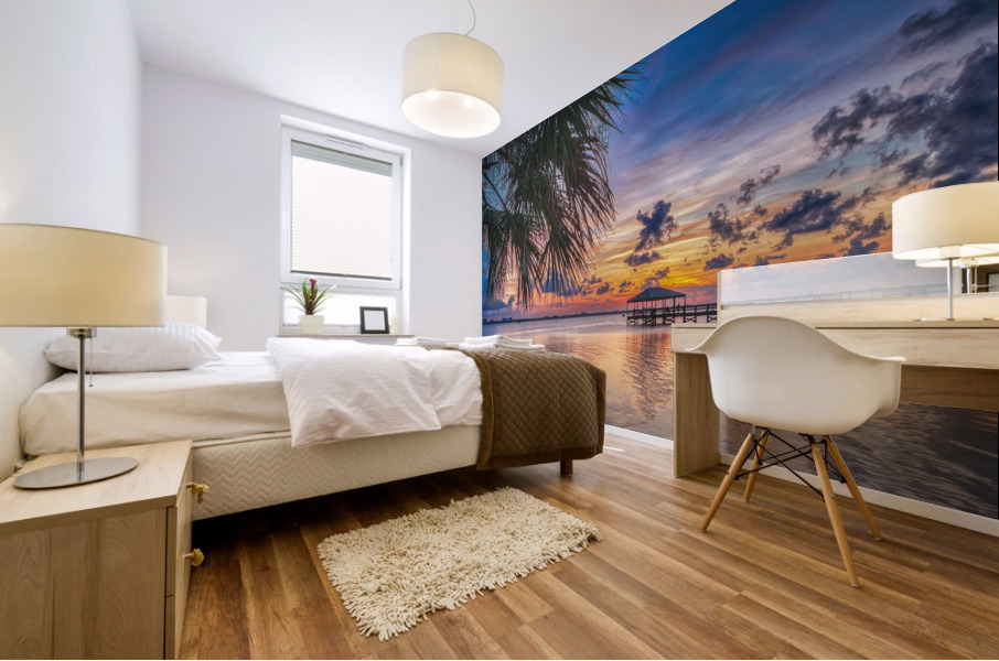   Melbourne Riverside Park Mural print