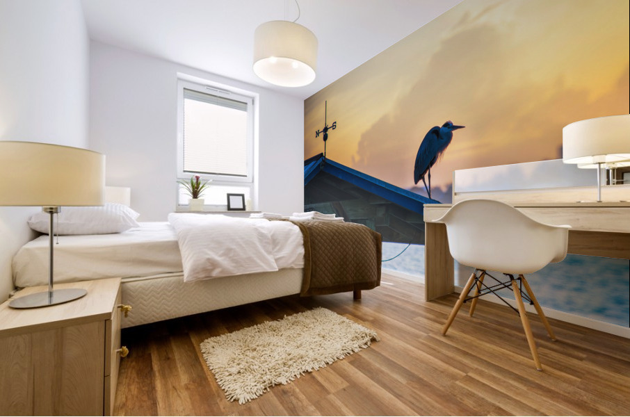 SUNSET at INDIAN RIVER LAGOON Mural print