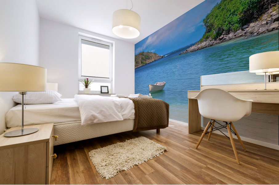 TRANQUIL WATERS SAINT MARTIN Mural print