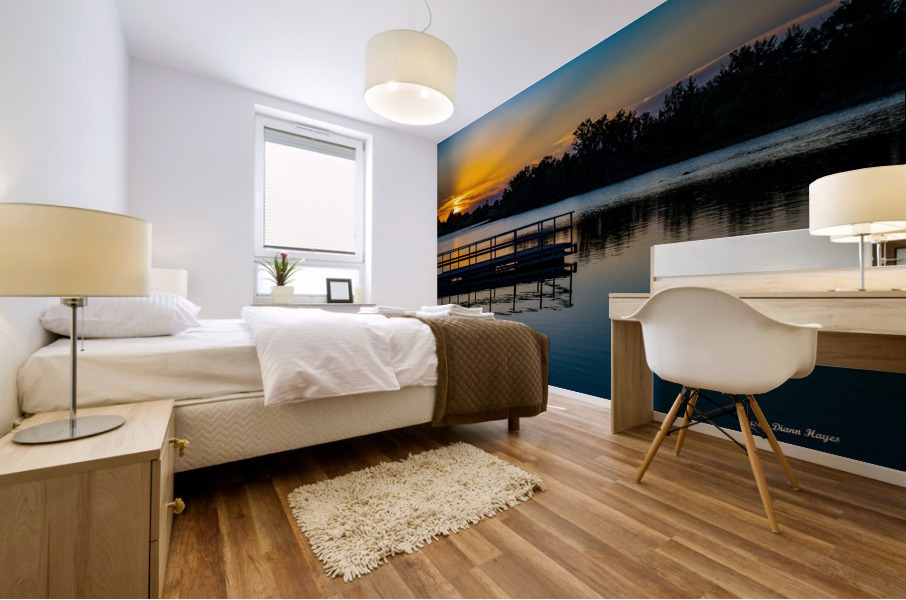 Cooks Landing Mural print