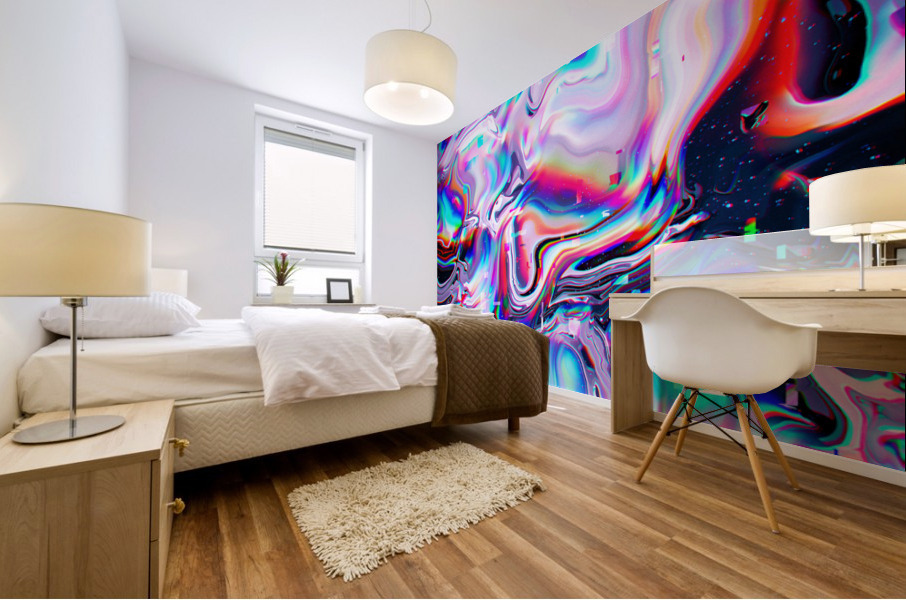 Abstract Flow Mural print