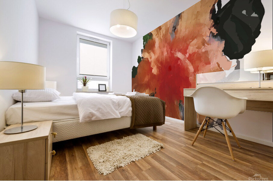 Symphonie en corail Mural print