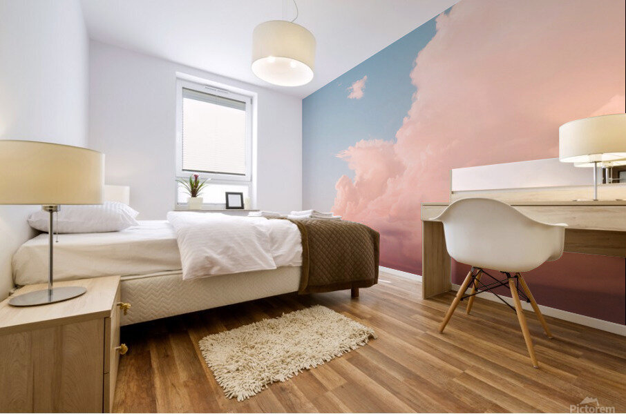 The sky above us Mural print