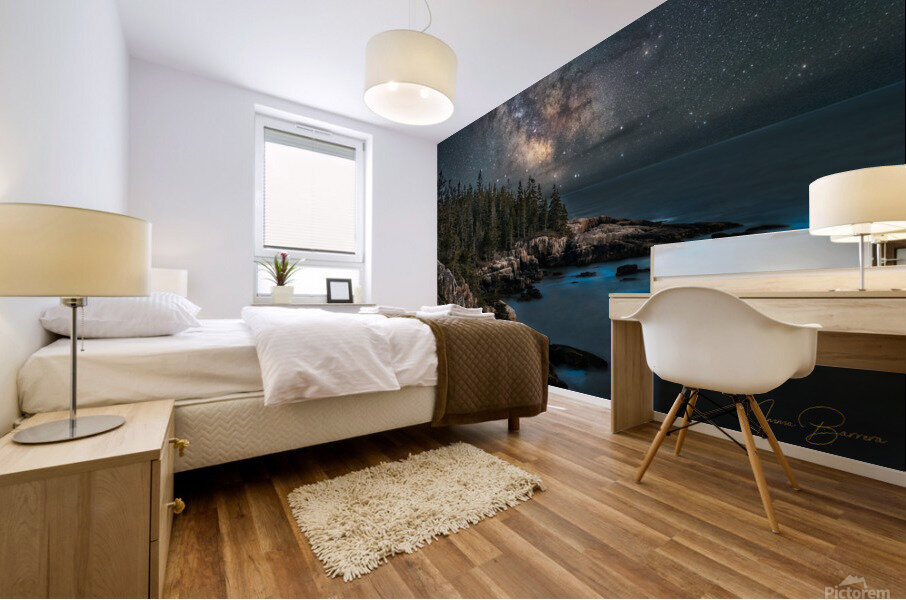 Bioluminescence Mural print