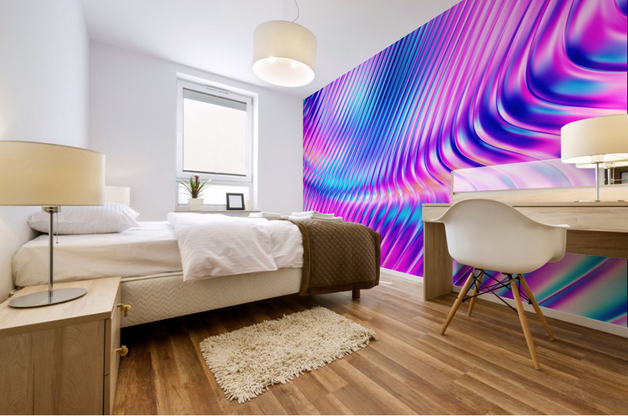Abstract Flow Mural print