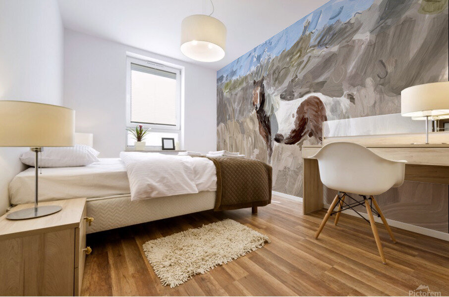 Assateague Pony Mural print