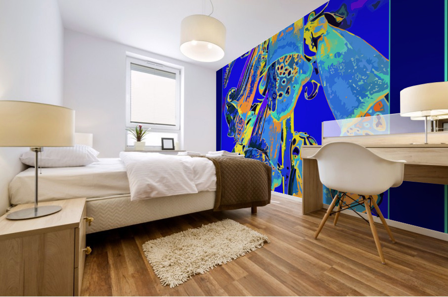 FOXGLOVES 001  Mural print