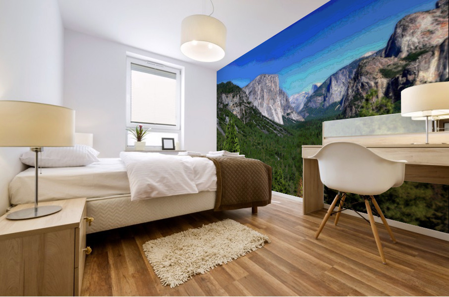 YOSEMITE  NATIONAL PARK - TUNNEL VIEW  Mural print