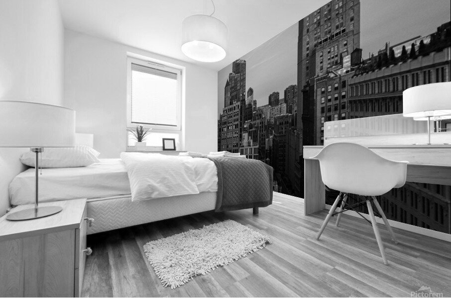 New York Building  Mural print