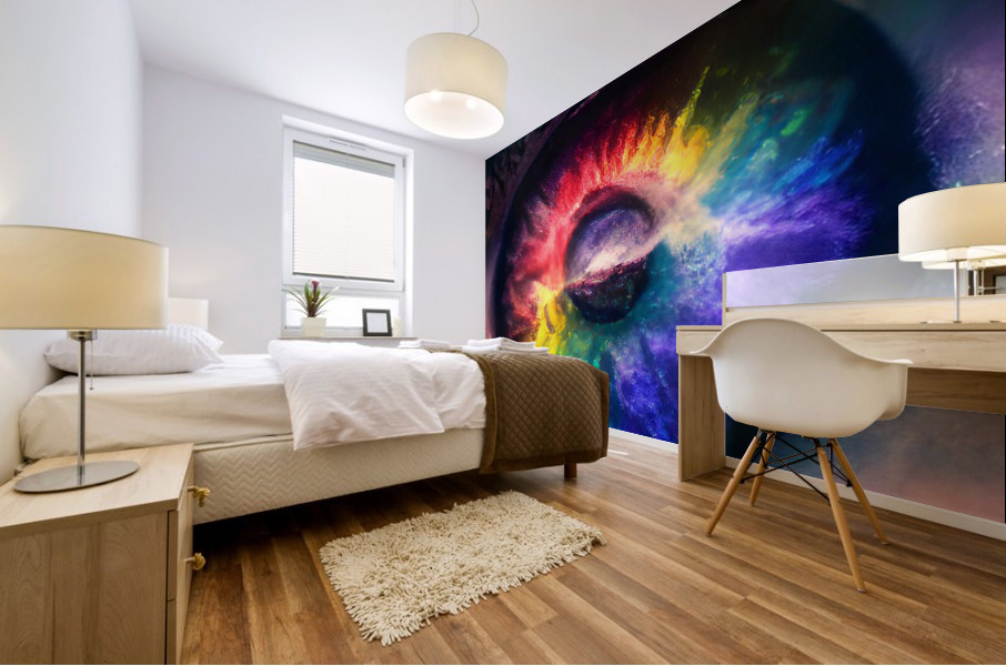 The Chakra Eye Mural print