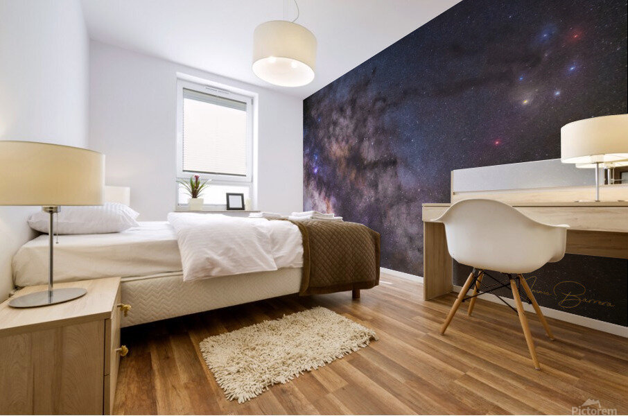 The galaxy core Mural print