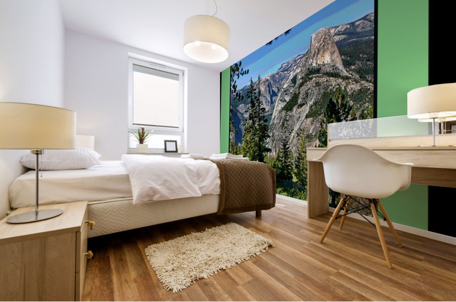 HALF DOME FROM GLACIER POINT - YOSEMITE NATIONAL PARK Mural print