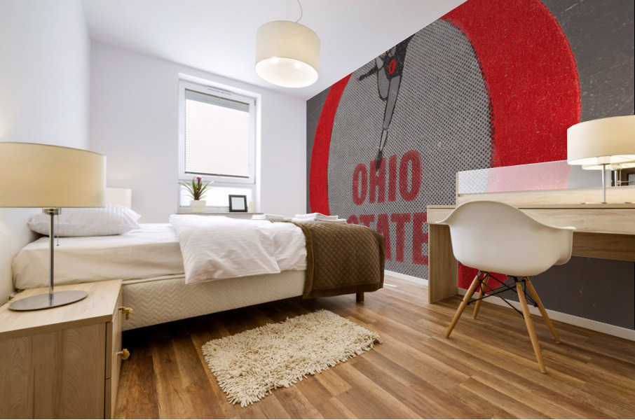 1963 Ohio State Buckeyes Football Ticket Stub Art Mural print