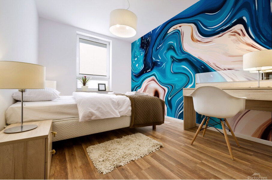 抽象色彩1 Mural print