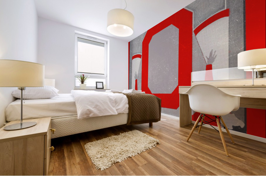 1938 Ohio State Vintage Art Mural print