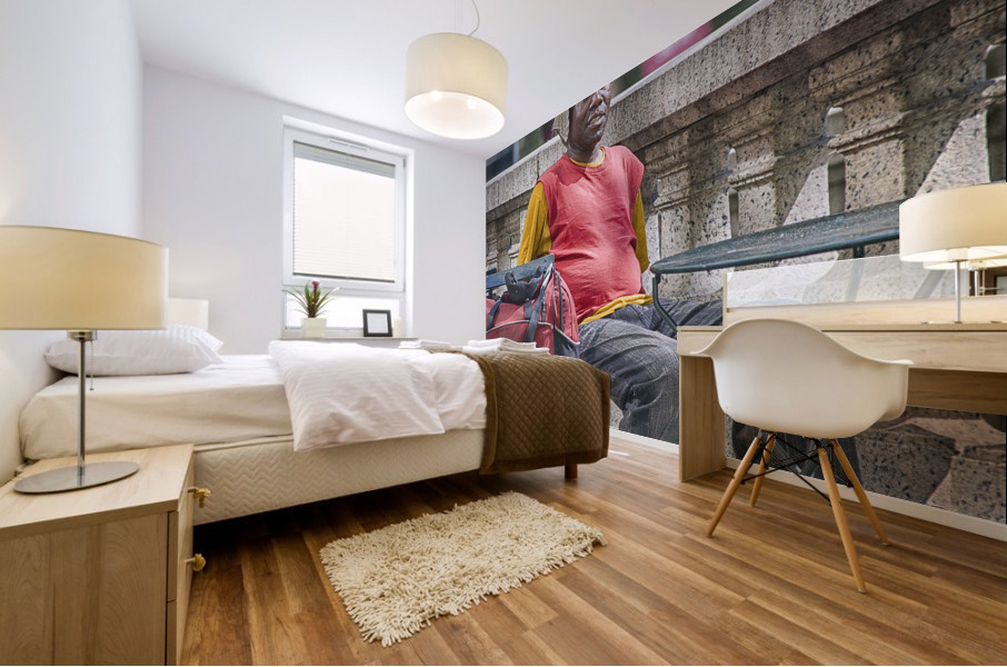 head rag Mural print