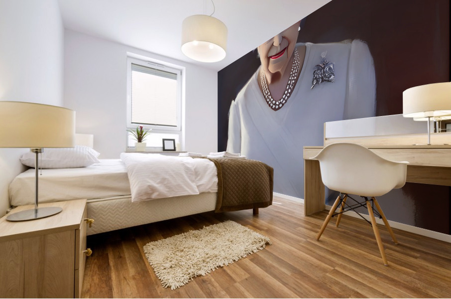 Queen Elizabeth II  Mural print