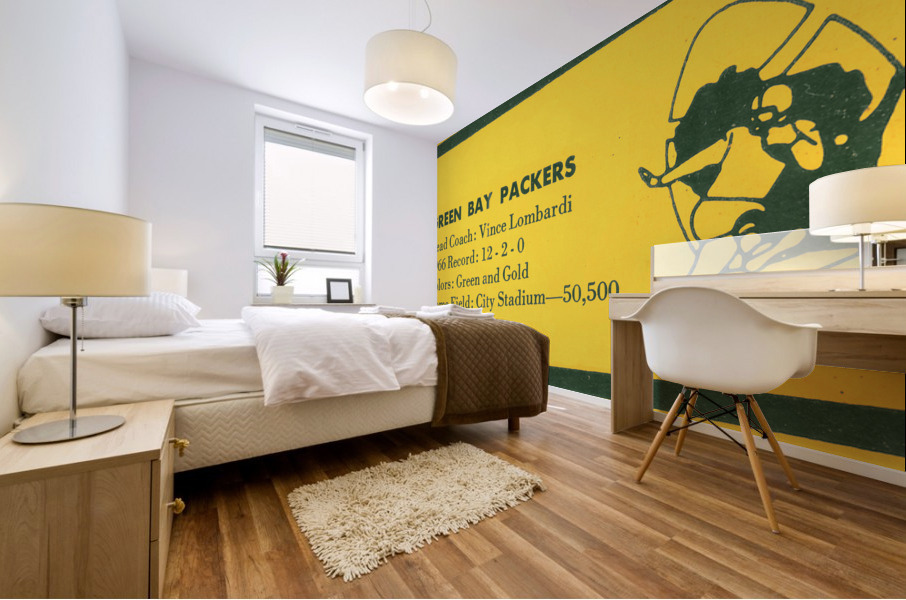 1966 Green Bay Packers Wall Art Mural print