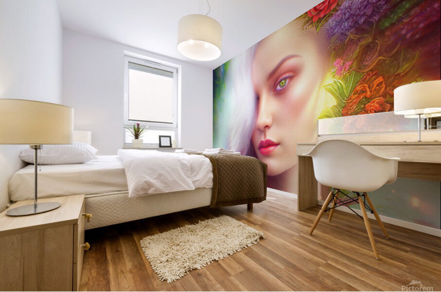 Charming Portrait III Mural print