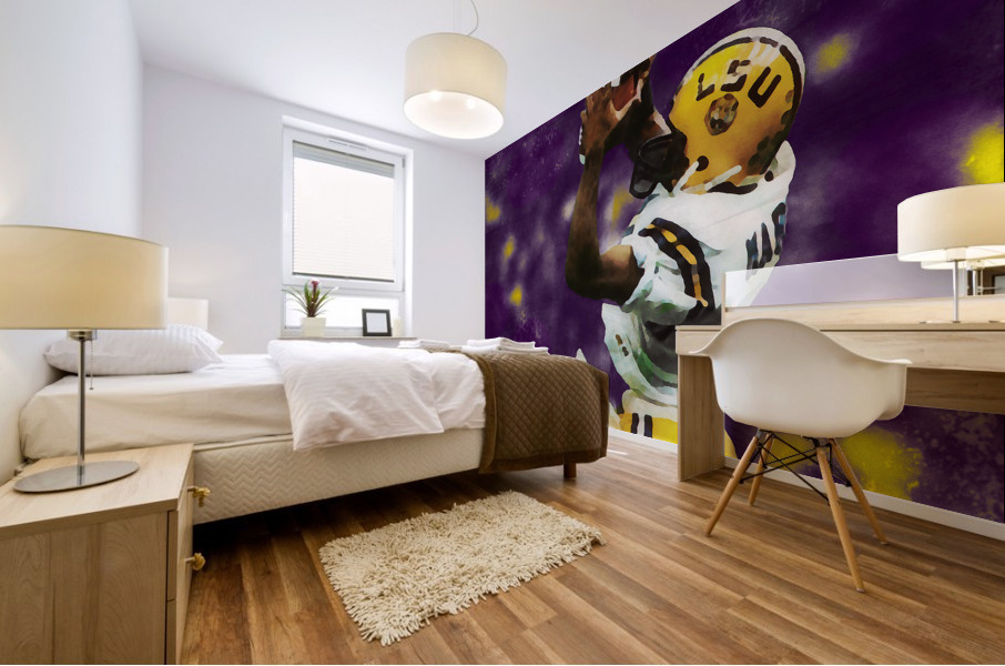 LSU Tigers Football Painting Mural print