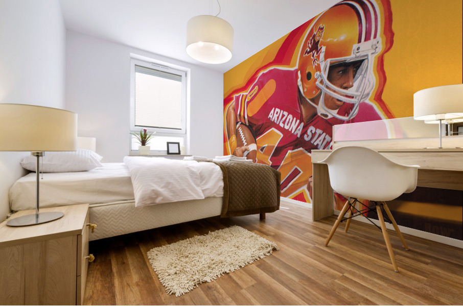 1983 Arizona State Football Art Remix Mural print