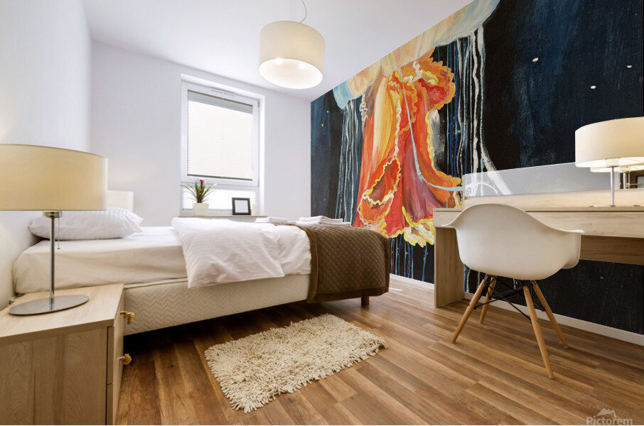 Deep Sea Jelly Mural print