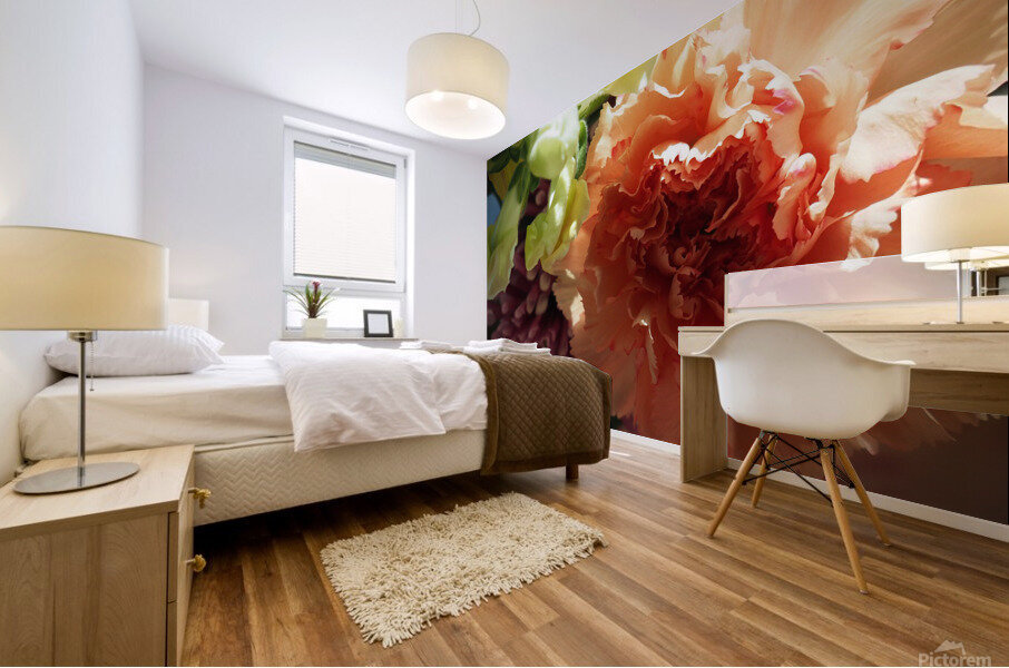 Carnation and friends Mural print