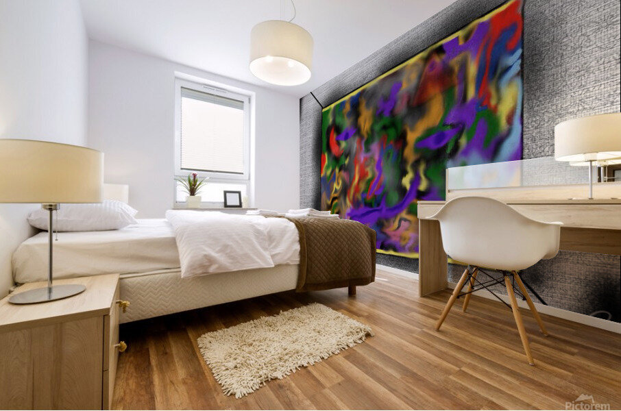 Smirk Mural print