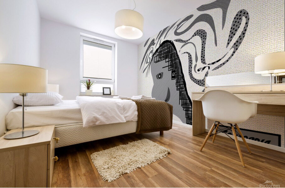 The Thinker Mural print