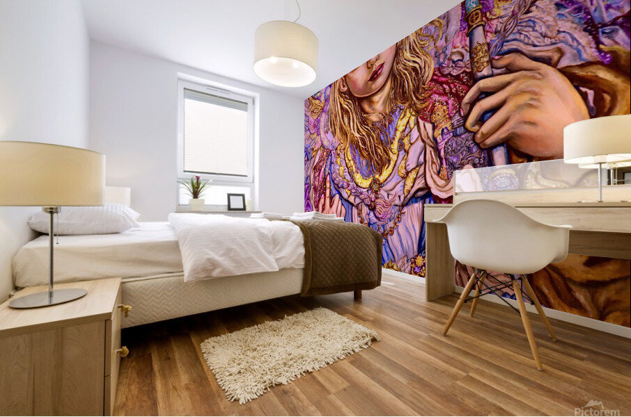 Yumi Sugai.Healing Archangel Raphael. Mural print