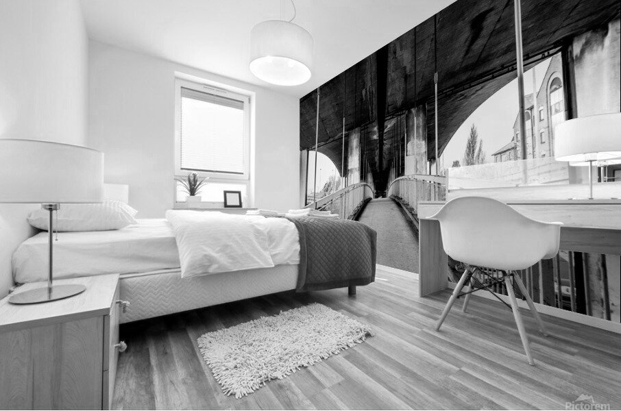 Street Photography - Into the Maw - London UK Mural print