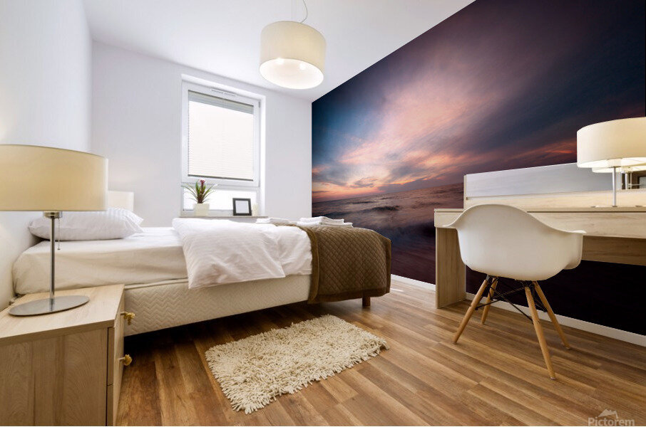 Artwork - Sunset on the Beach - St. Pete Beach Florida Mural print