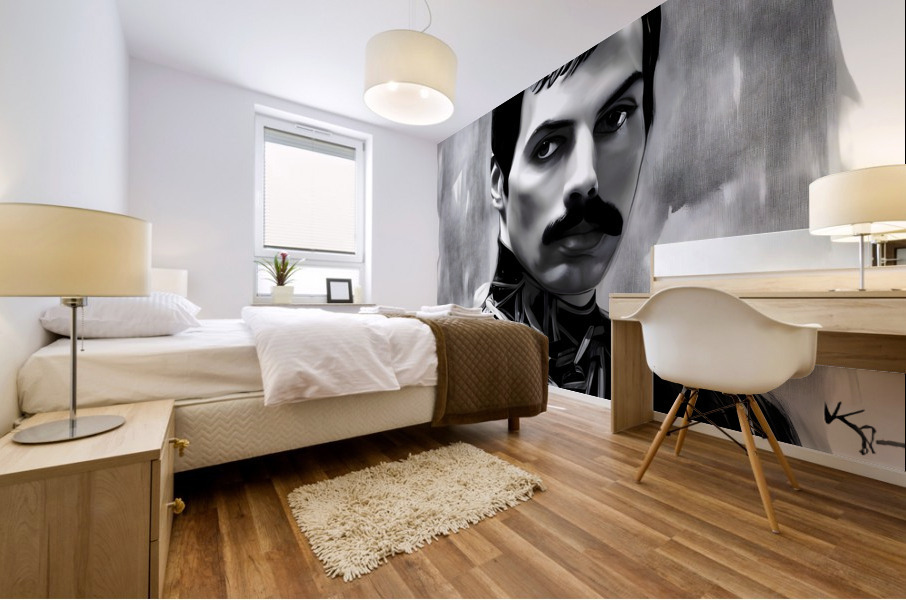 Freddie Mercury  Mural print