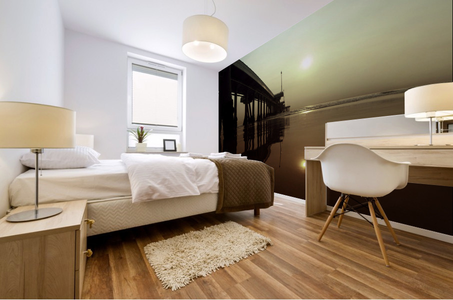 SUNSET PIER Mural print