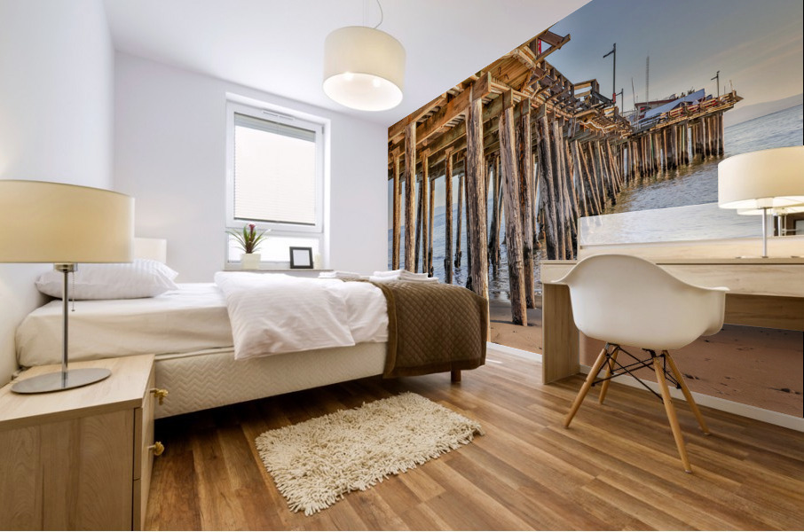 Capitola Pier  Mural print