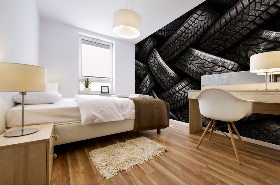 feeling tired Mural print