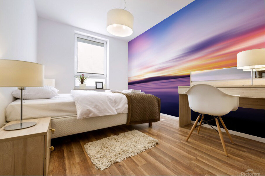 Sea Sunset VIII - Panoramic Mural print