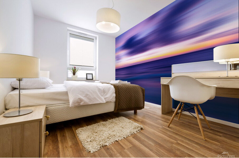 Sea Sunset IX - Panoramic Mural print