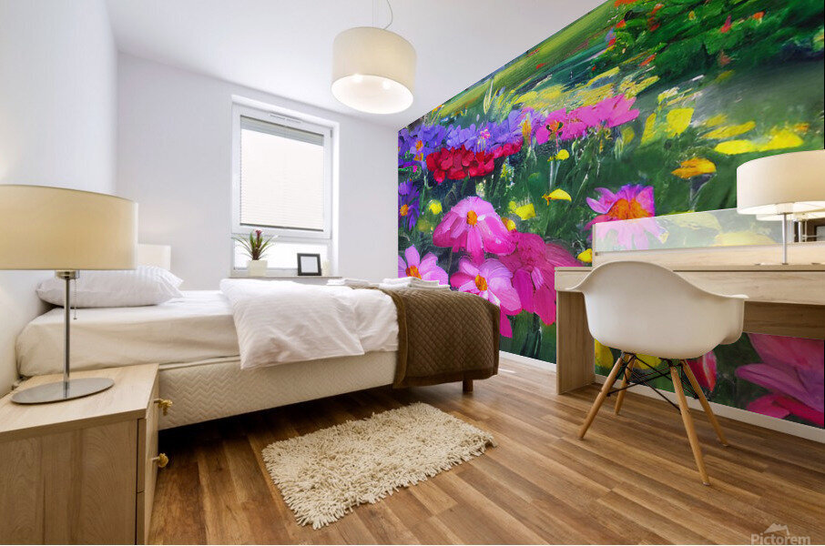 Flower garden Painting Mural print