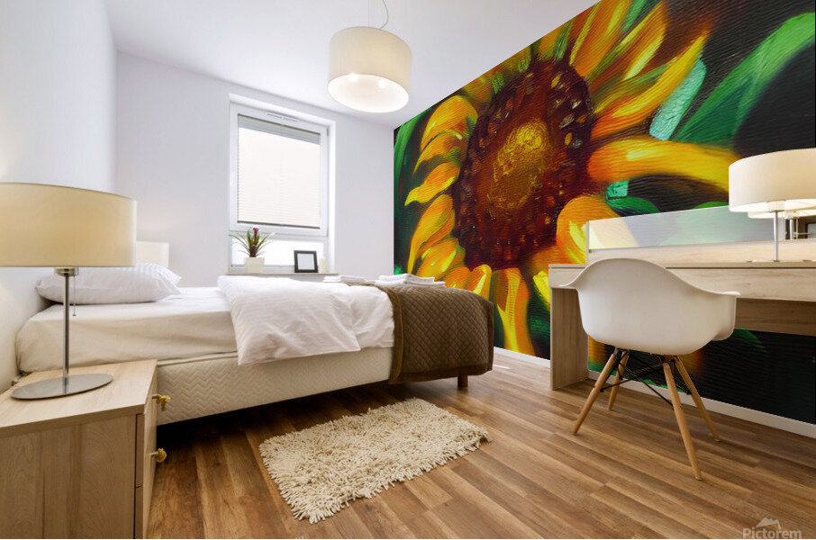 Flower garden Painting Mural print