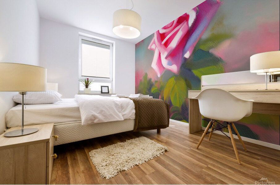 Flower garden Painting Mural print