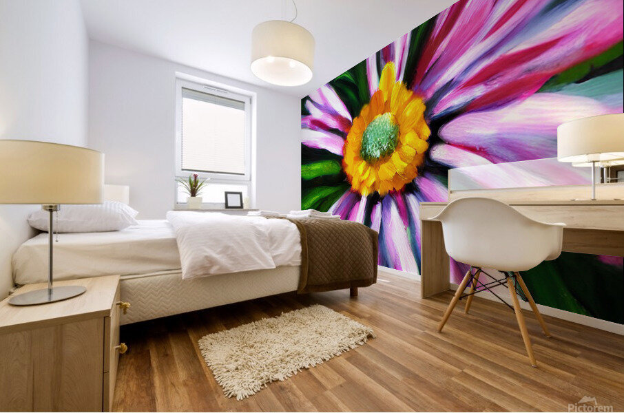 Flower Painting Mural print