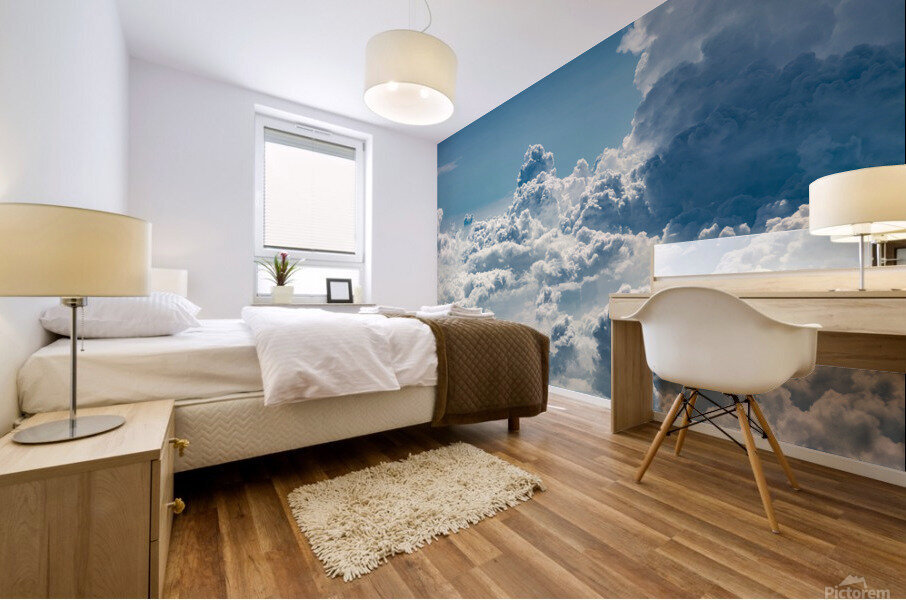 Clouds over the South China Sea Mural print