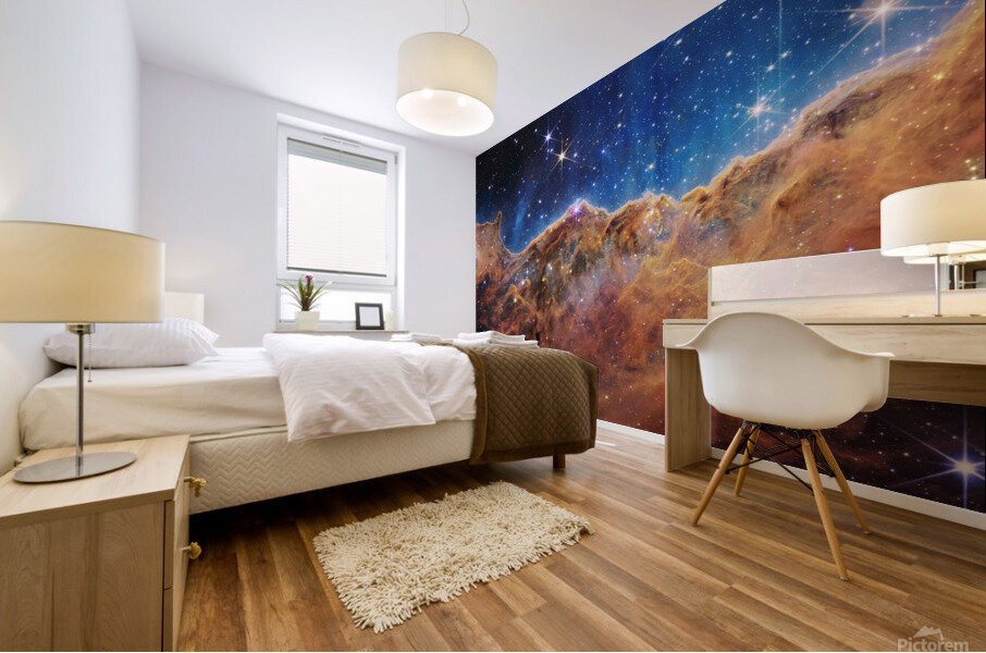 Cosmic Cliffs JWST Mural print