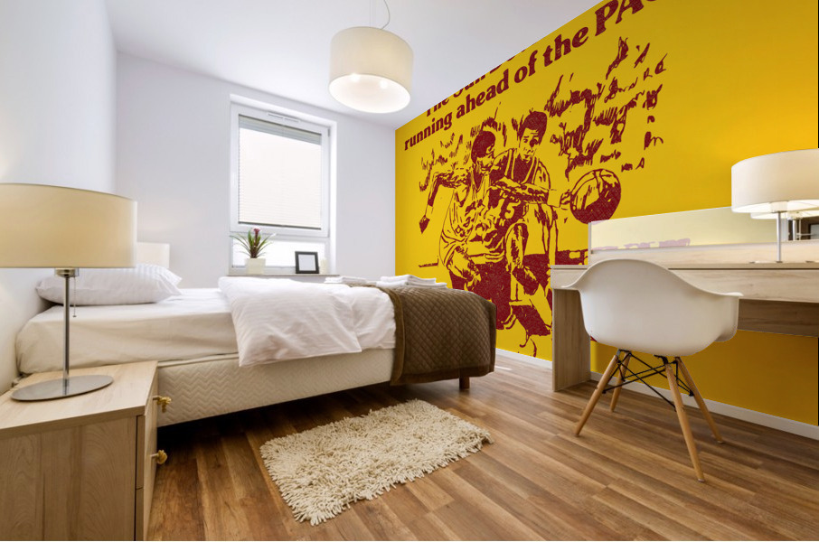 1978 arizona state sun devils basketball art Mural print