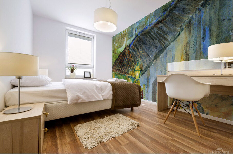 Callejon de San Nicolas Granada Spain Mural print