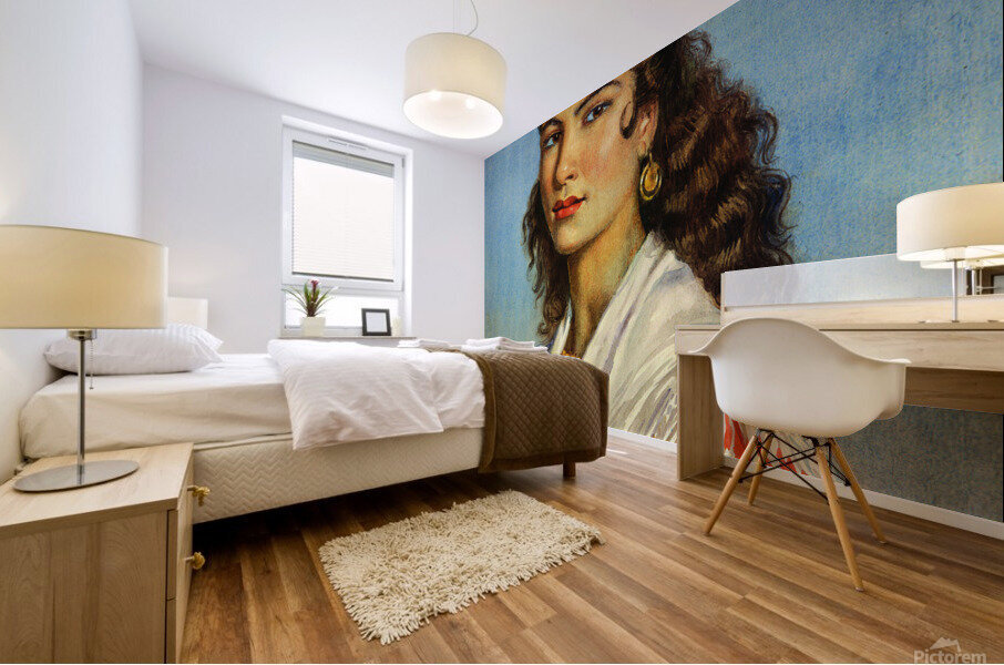 Gitana del Sacromonte Granada Spain Mural print