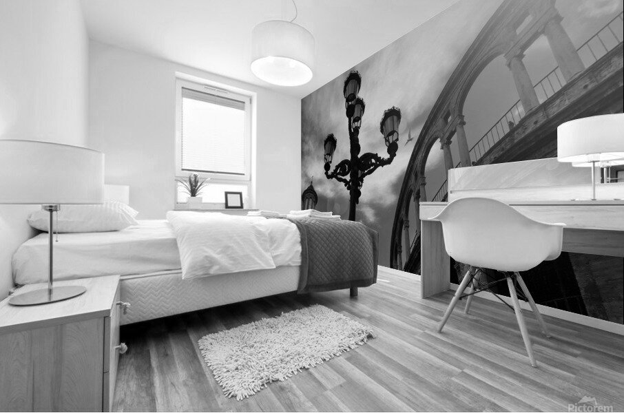 Sky and architecture - Valencia - Spain Mural print