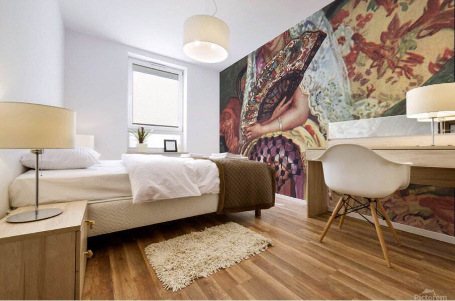 La espera Mural print